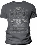 Vintage 1983 Aged to Perfection Men's t-shirt - Charcoal