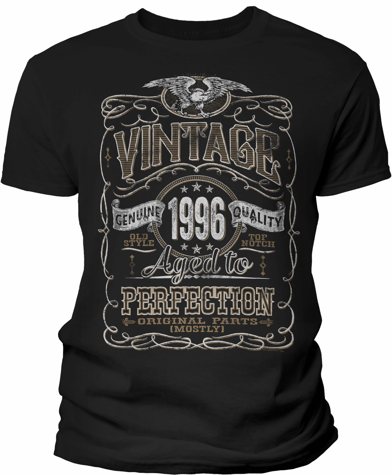 Vintage 1996 Aged to Perfection Men's t-shirt - Black