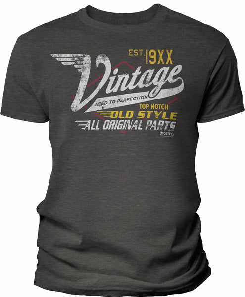 Vintage Racing Birthday Shirt for Men Aged to Perfection