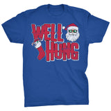 Well Hung Santa Stocking Christmas t-shirt - Royal