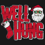 Well Hung Santa Stocking Christmas long sleeve shirt - additional product image