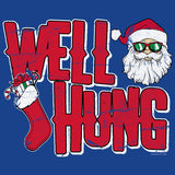 Well Hung Santa Stocking Christmas long sleeve shirt - additional product image