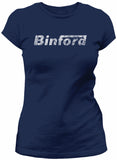 Binford Tools distressed shirt women Navy