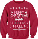 Sweatshirt - Red - Shitter's Full RV Christmas design