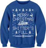 Sweatshirt - Royal-0001 - Shitter's Full RV Christmas design