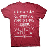 T-Shirt - Red-0001 - Shitter's Full RV Christmas design