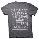 T-Shirt - Charcoal-0001 - Shitter's Full RV Christmas design
