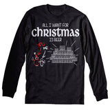 All I Want For Christmas Is BEER - Christmas Long Sleeve Shirt