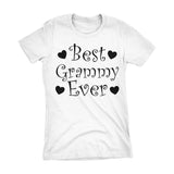 Best GRAMMY Ever - Hearts 001LDS - Mother's Day Grandmother Ladies Fit T-shirt