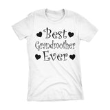 Best GRANDMOTHER Ever - Hearts 001LDS - Mother's Day Grandma Ladies Fit T-shirt