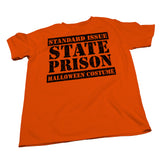 Standard Issue STATE PRISON Halloween Costume - INMATE Funny Costume T-shirt
