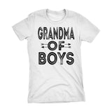GRANDMA Of Boys - Mother's Day Grandson Ladies Fit T-shirt
