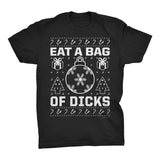 Eat a Bag of Dicks Funny Christmas t-shirt - Black