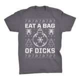 Eat a Bag of Dicks Funny Christmas t-shirt - Charcoal