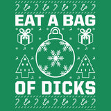 Eat a Bag of Dicks Funny Christmas sweatshirt - additional product image