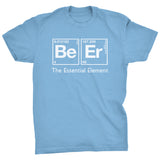 Beer Elements men shirt in Carolina Blue