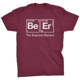 Beer Elements men shirt in Maroon