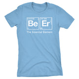 Beer Elements women shirt in Carolina Blue