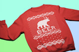 Bear Deer Beer Funny Christmas sweatshirt - additional product image