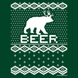 Bear Deer Beer Funny Christmas sweatshirt - additional product image