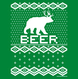 Bear Deer Beer Funny Christmas t-shirt - additional product image