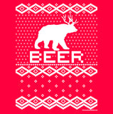 Bear Deer Beer Funny Christmas sweatshirt - additional product image