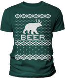 Bear Deer Beer Funny Christmas t-shirt - Forest