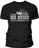Big Bucks Landscape Men's hunting t-shirt - Black