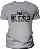 Big Bucks Landscape Men's hunting t-shirt - Sport Grey