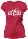 Big Bucks Landscape Women's hunting t-shirt - Red