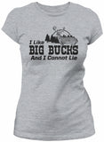 Big Bucks Landscape Women's hunting t-shirt - Sport Grey
