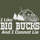 Big Bucks Landscape Men's hunting t-shirt - additional image