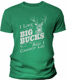 Big Bucks Vintage Men's hunting t-shirt - Kelly Green