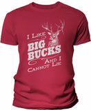 Big Bucks Vintage Men's hunting t-shirt - Red