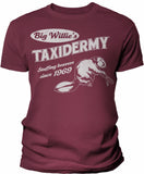 Big Willies Taxidermy men shirt in Maroon