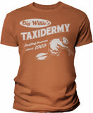 Big Willies Taxidermy men shirt in Texas Orange
