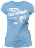 Big Willies Taxidermy women shirt in Carolina Blue