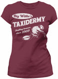 Big Willies Taxidermy women shirt in Maroon