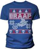 BRAAP Dirt Bike Motocross Christmas t-shirt - Royal
