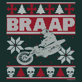 BRAAP Dirt Bike Motocross Christmas t-shirt - additional product image