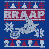 BRAAP Dirt Bike Motocross Christmas long sleeve shirt - additional product image