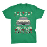 1960-1966 Chevy C10 Grumpy Christmas t-shirt - Kelly