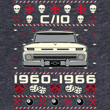 1960-1966 Chevy C10 Grumpy Christmas long sleeve shirt - additional product image