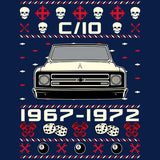 1967-1972 Chevy C10 Glamour Christmas sweatshirt - additional product image