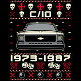 1973-1987 Chevy C10 Square Body Christmas long sleeve shirt - additional product image