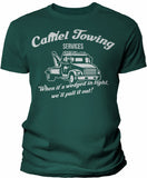 Camel Towing men shirt in Forest Green