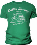 Camel Towing men shirt in Kelly Green