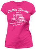 Camel Towing women shirt in Heliconia