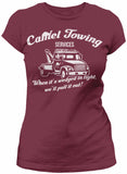 Camel Towing women shirt in Maroon