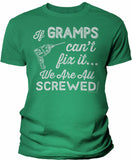 If Gramps Can't Fix It shirt in Kelly Green